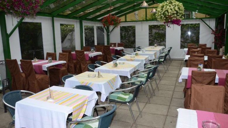 Der Gastgarten im Restaurant Kaiserziegel, &copy; Restaurant Kaiserziegel