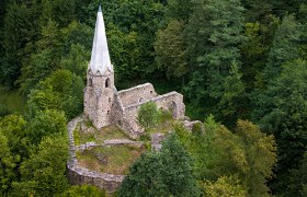 Burgkircherl Gossam Luftaufnahme, © Markus Haslinger