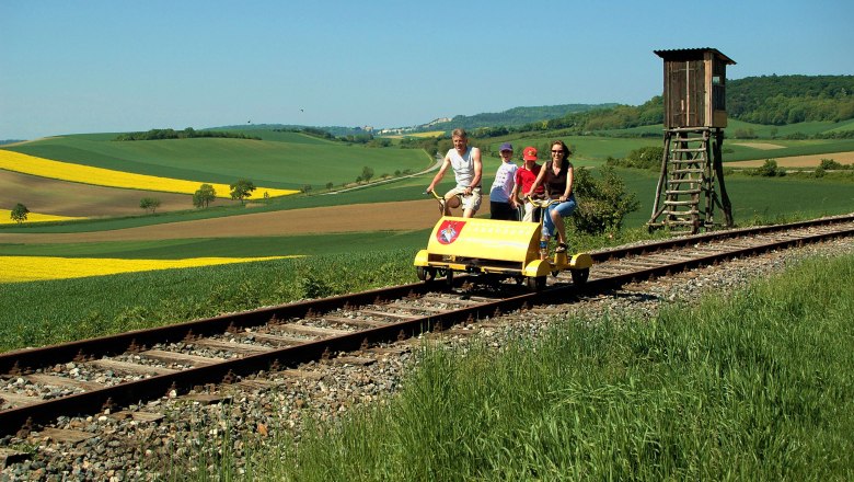 Mit der Weinviertel Draisine unterwegs, &copy; Weinvierteldraisine
