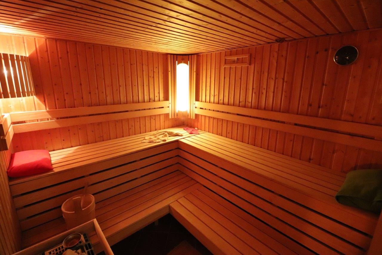 Blick in die Sauna 