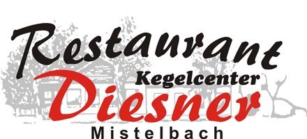 Logo des Restaurants und Kegelcenters Diesner in Mistelbach.