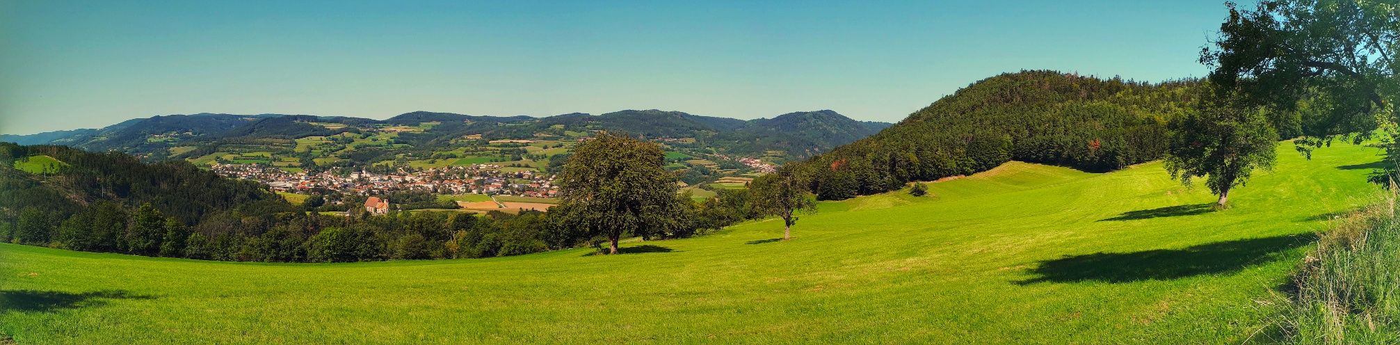 Blick zurück auf Pöggstall