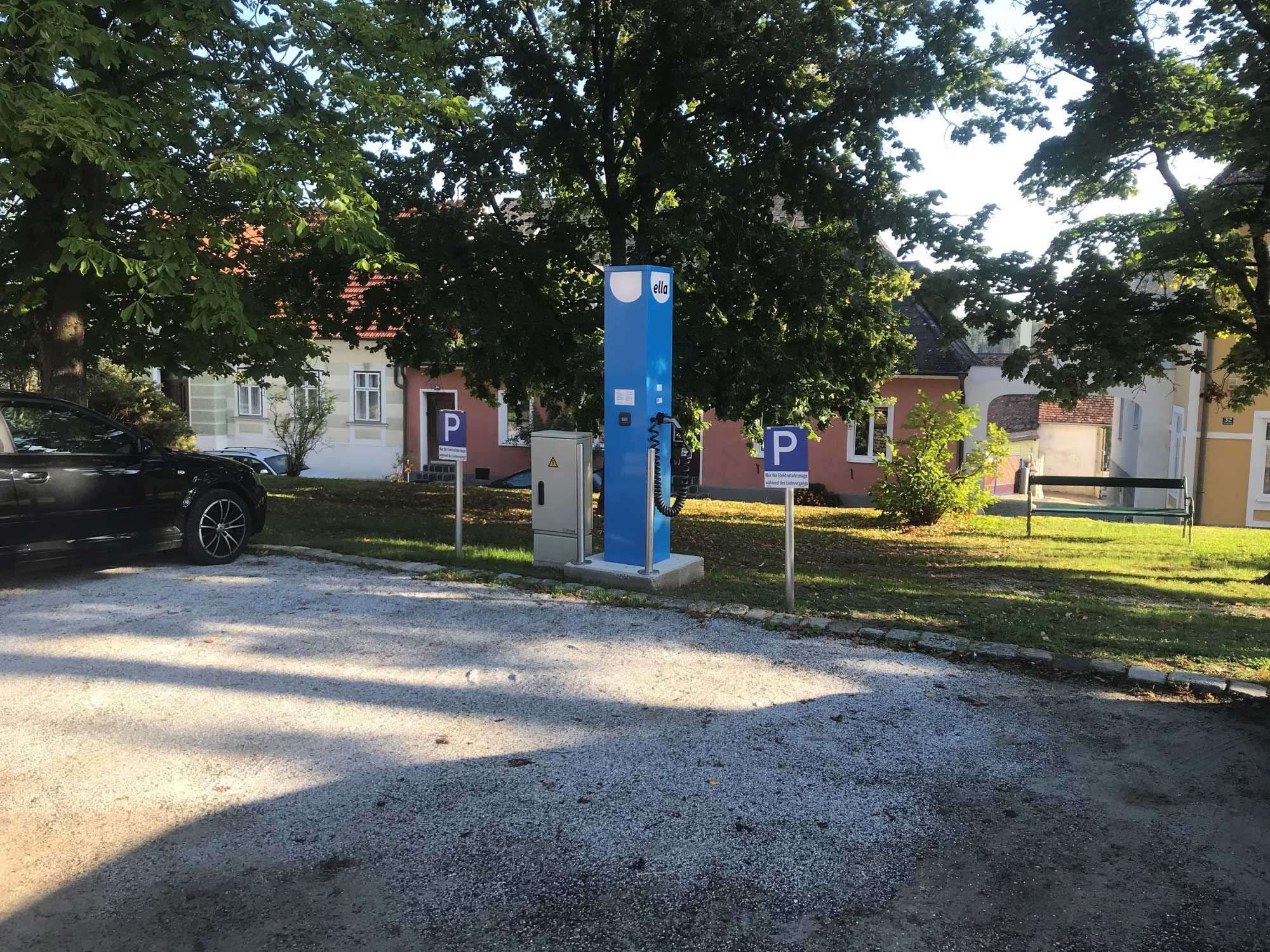 E-Auto Tankstelle