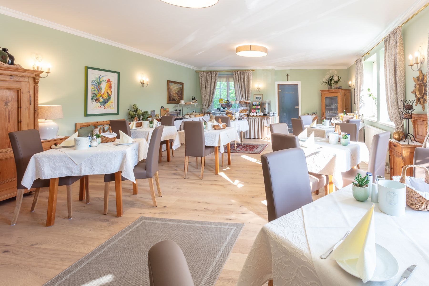 Frühstücksraum Hotel Garni Donauhof