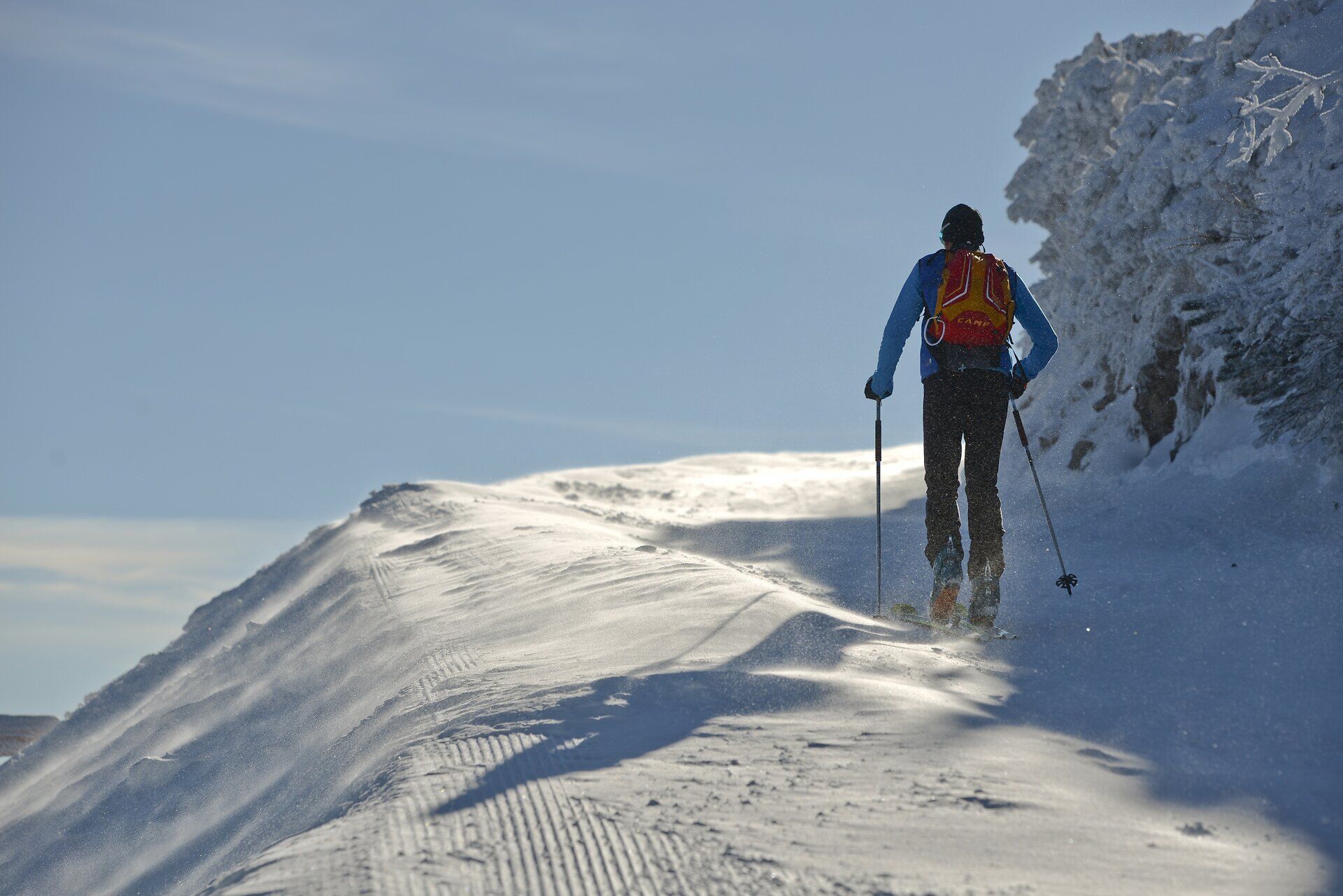 Skifahren auf der Gemeindealpe Mitterbach im Mariazellerland.