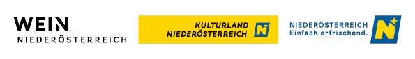 Logo: Wein Niederösterreich, Kulturland Niederösterreich und Niederösterreich-Werbung
