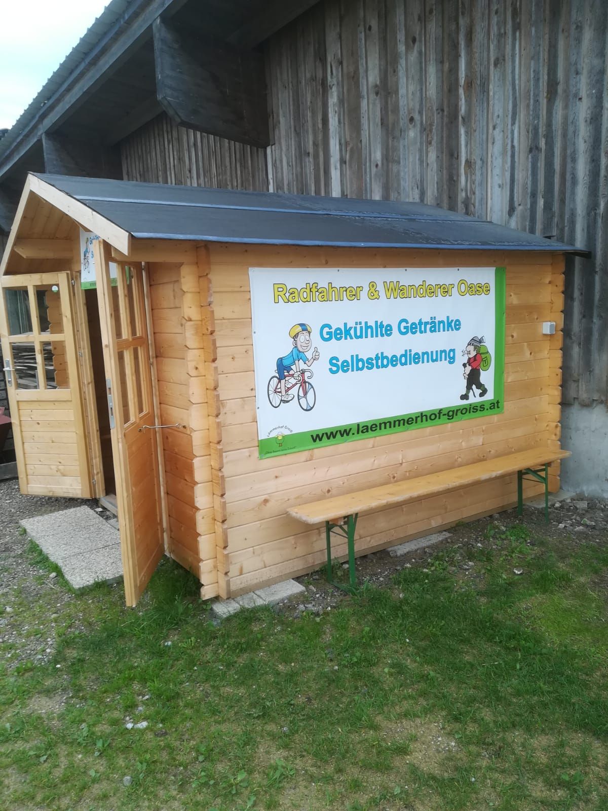 Rastmöglichkeit beim Lämmerhof Groiß