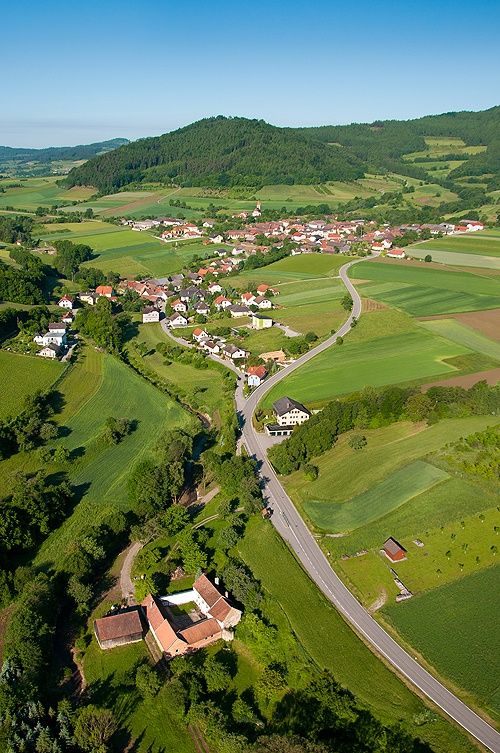 Blick über Trandorf und den Großen Berg