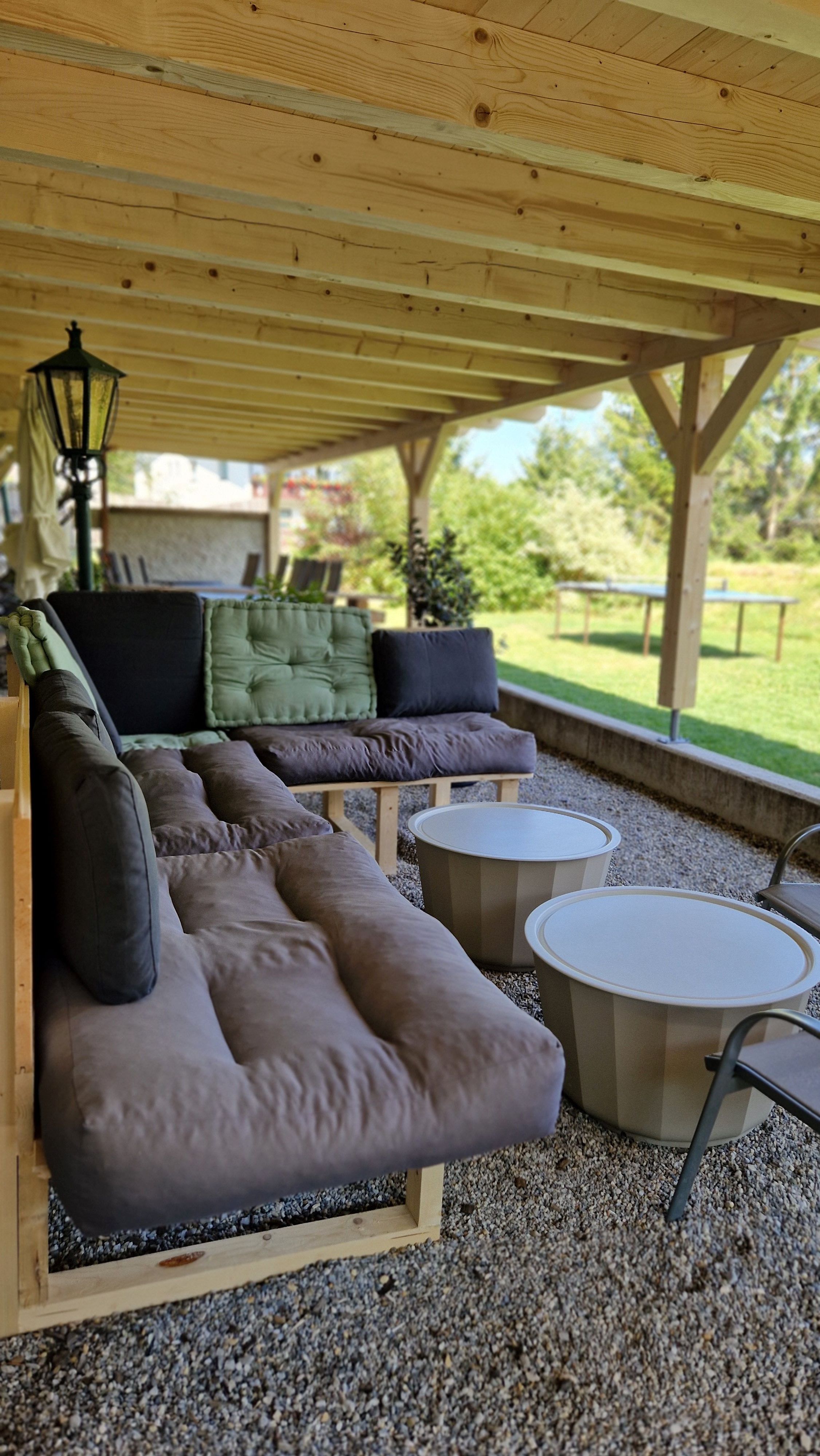 Sitzecke im Garten