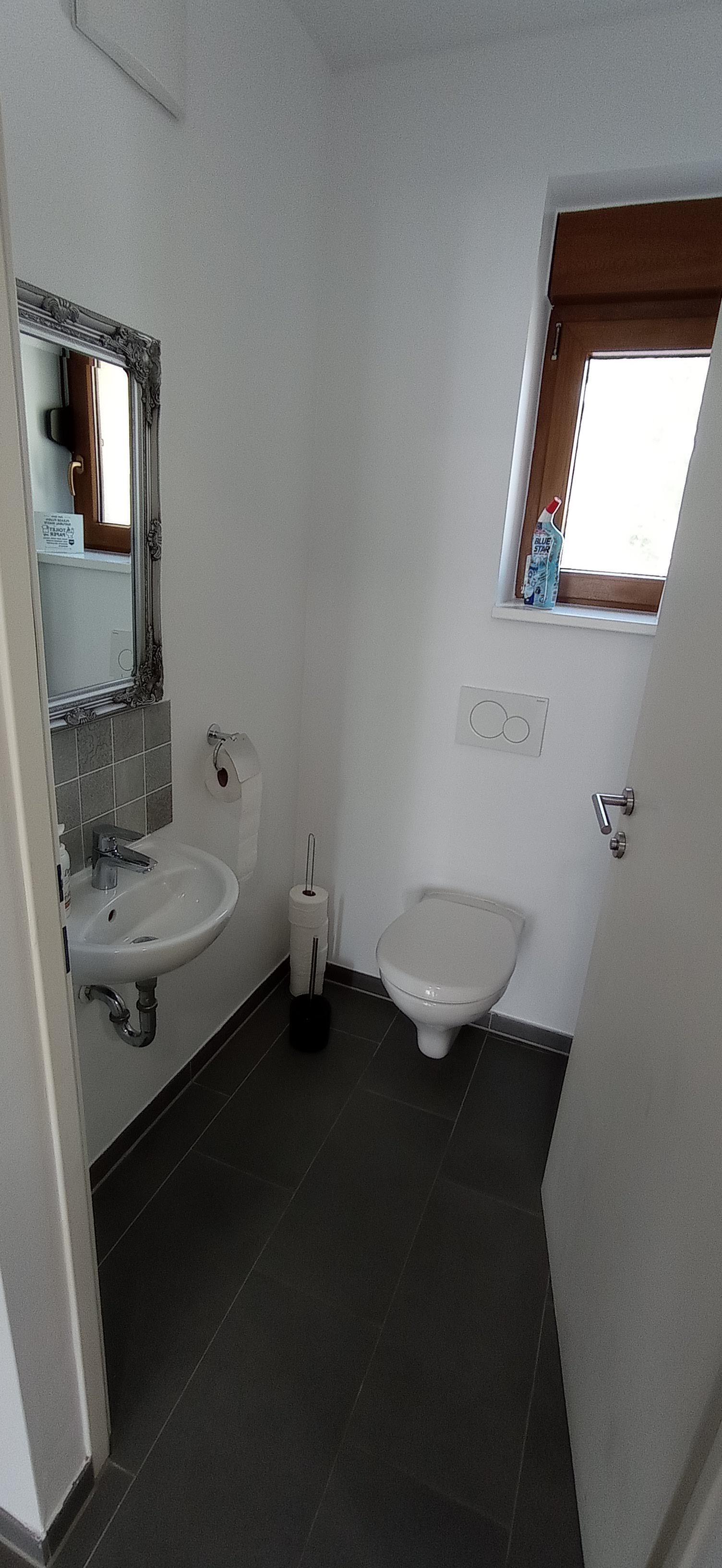 Gäste WC in der Ferienwohnung 