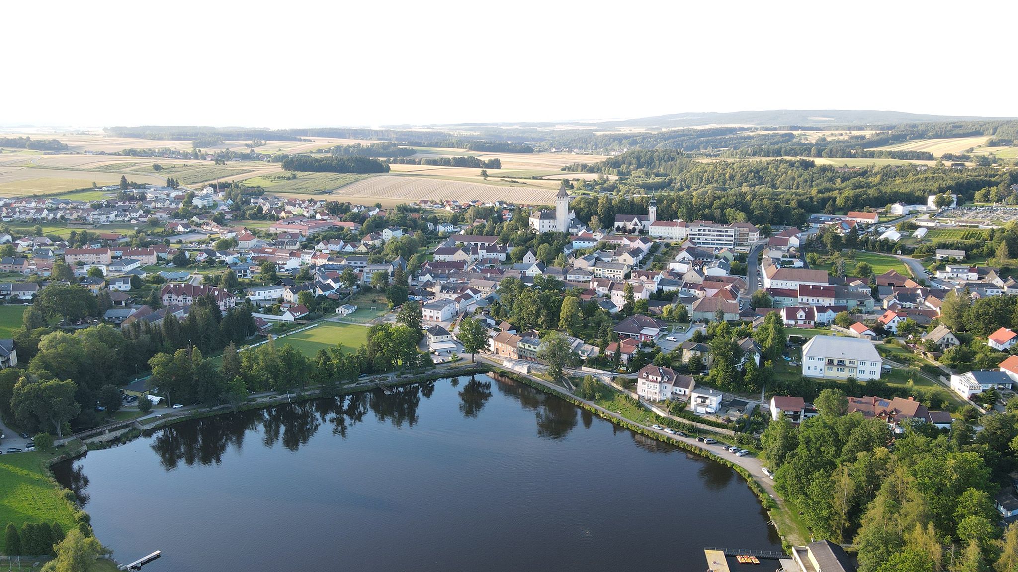 Ansicht Stadtsee & Stadtgemeinde