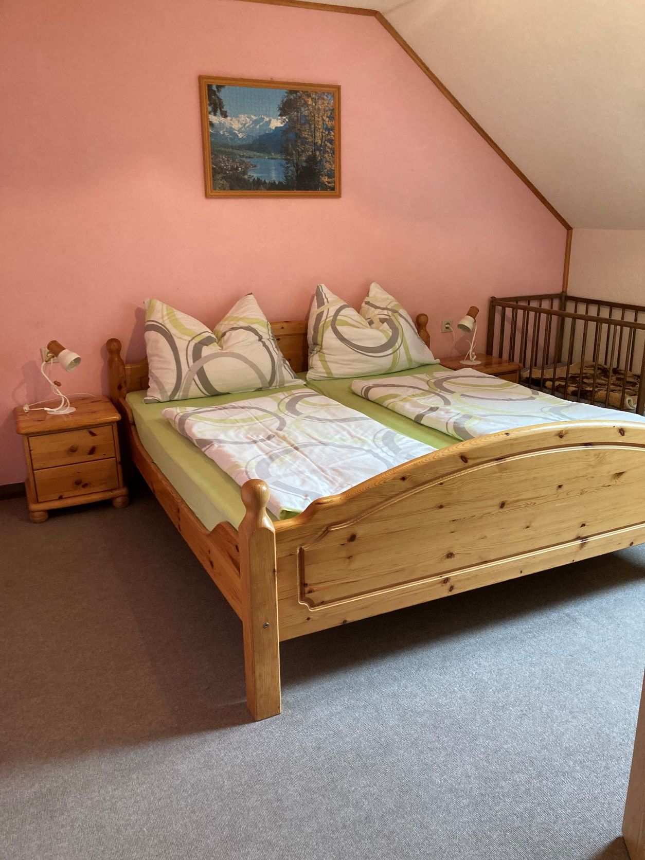 Schlafzimmer einer Wohnung