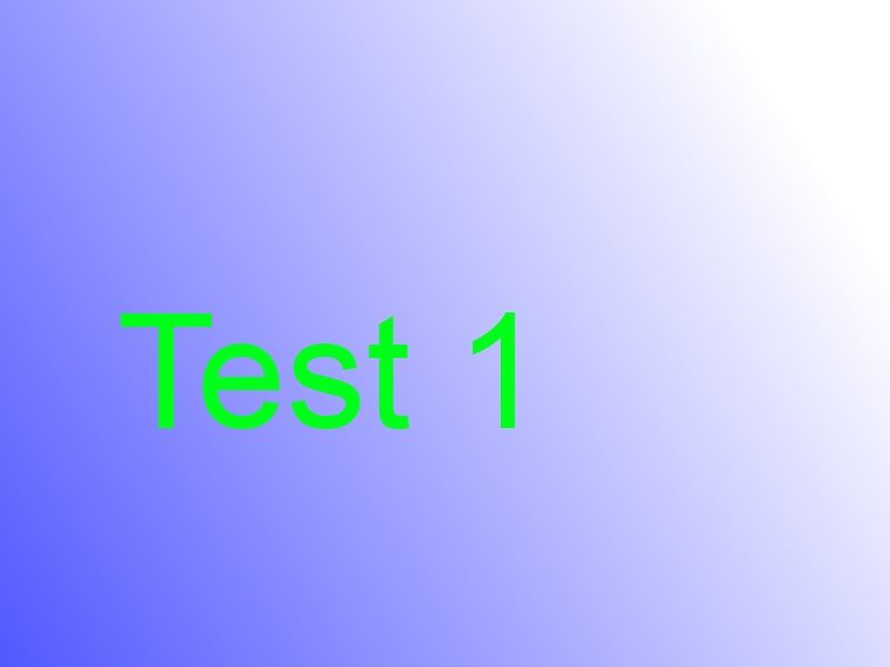 Nur ein Testbild
