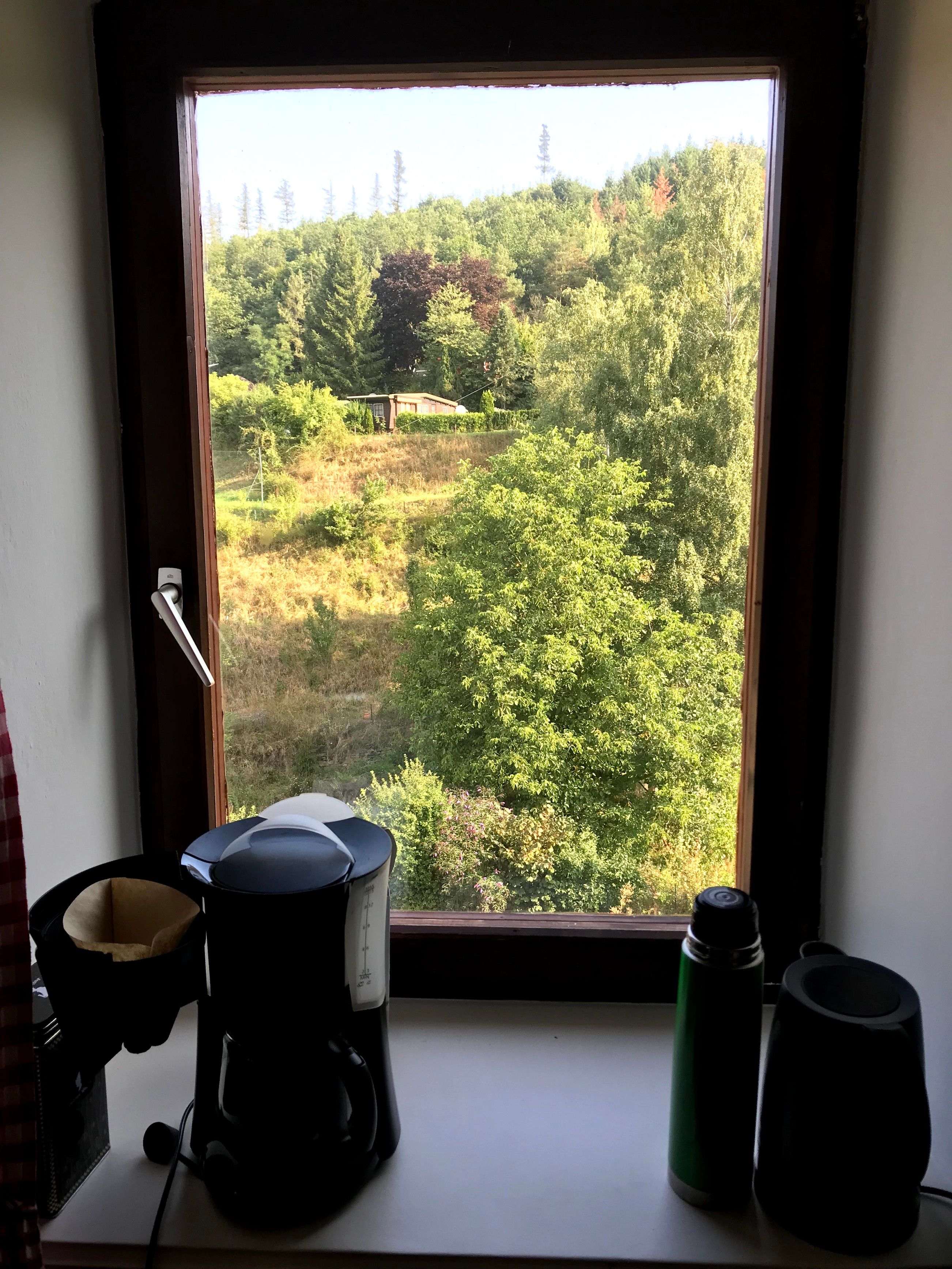 Blick aus dem Küchenfenster