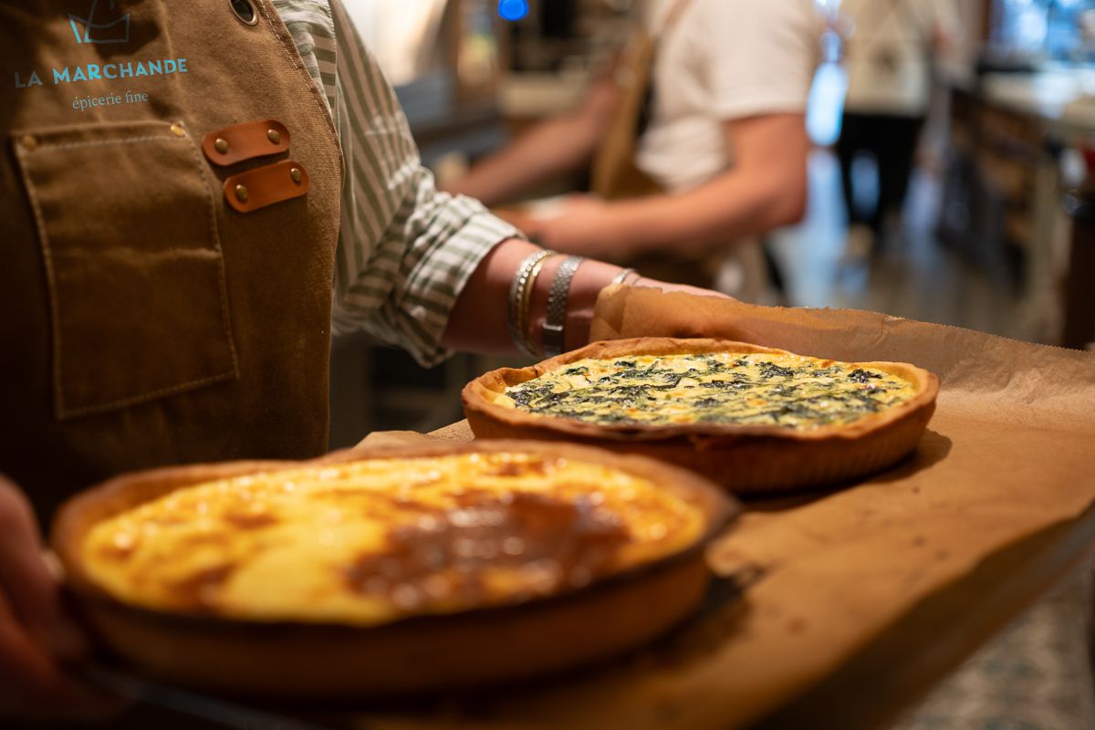 Unsere Quiche -La Marchande