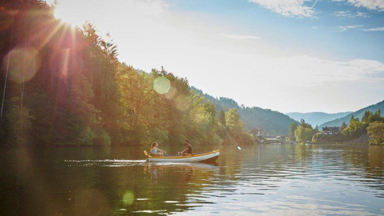 Bootfahren am Lunzer See