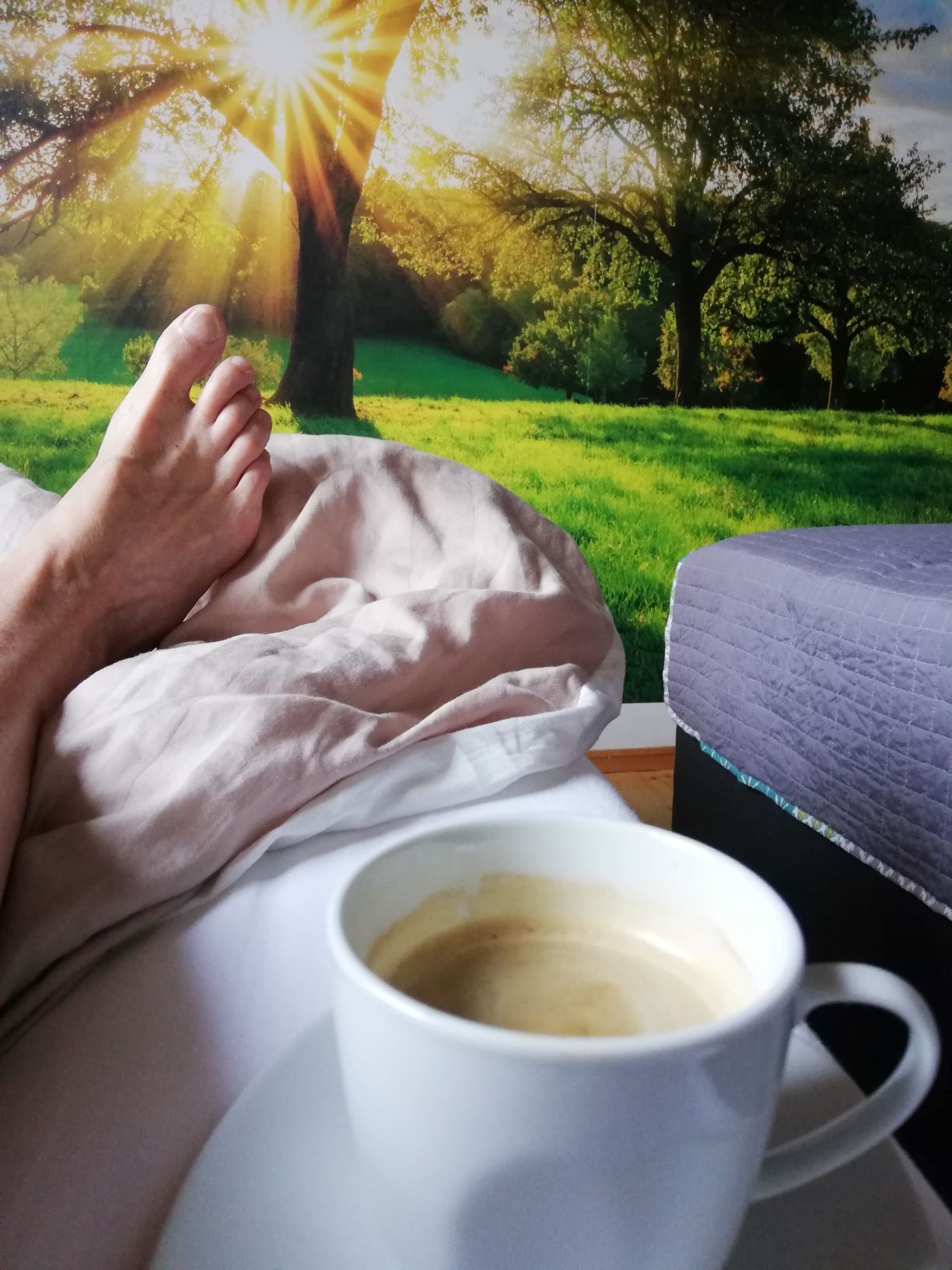 Schlafzimmer in Wohnung E