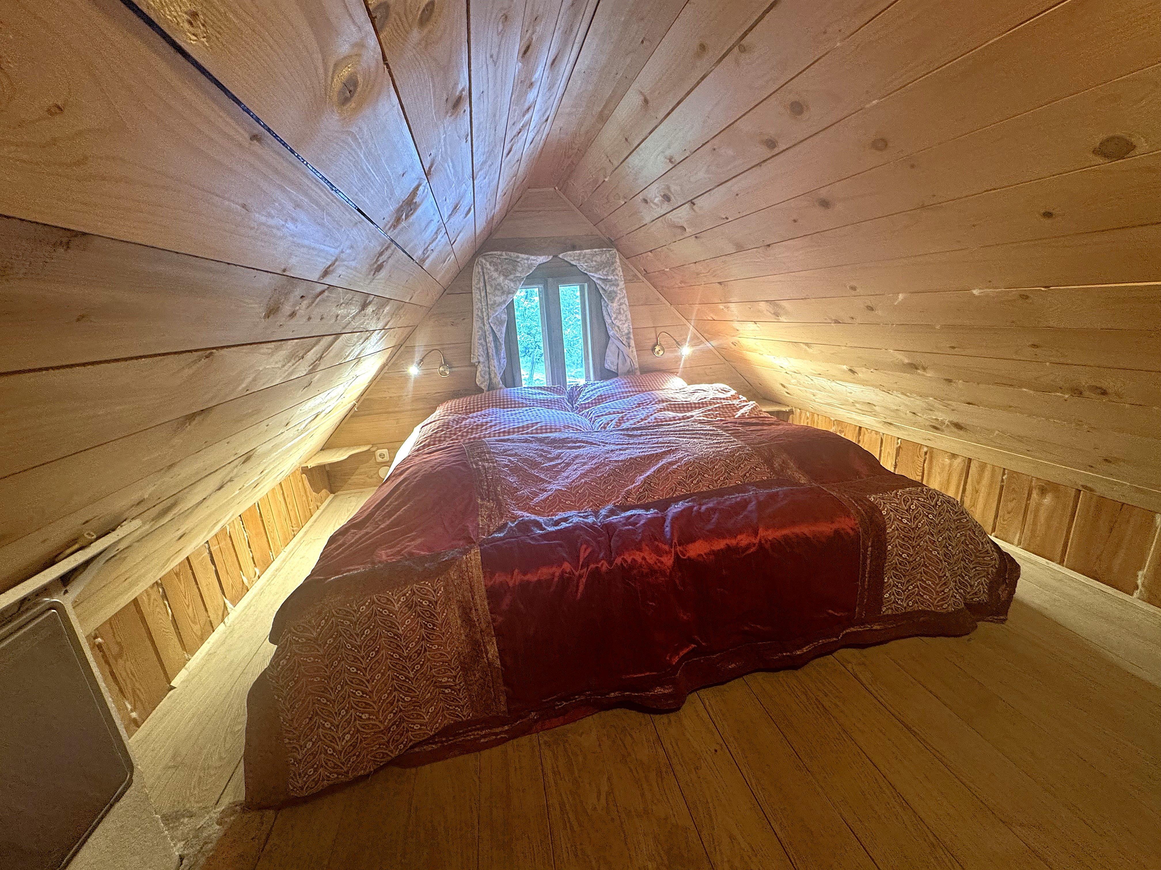 Holzknechthütte Schlafen unter dem Dach 1