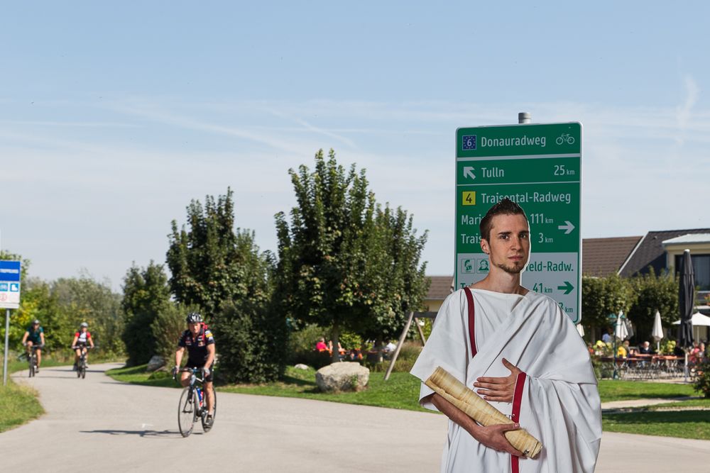 Kulturleitsystem: Sprechende Römer in Traismauer