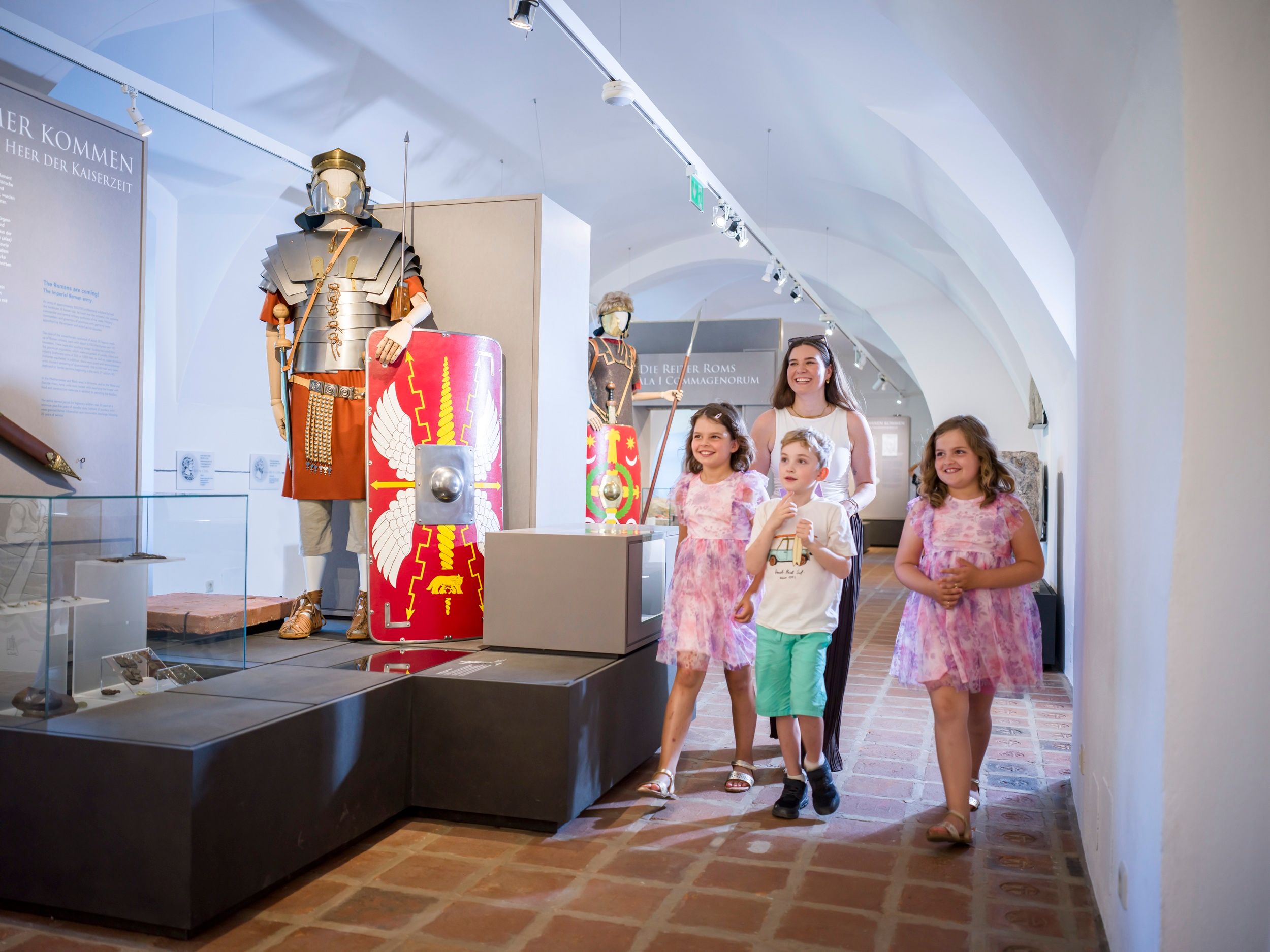 Familie im Stadtmuseum Tulln 
