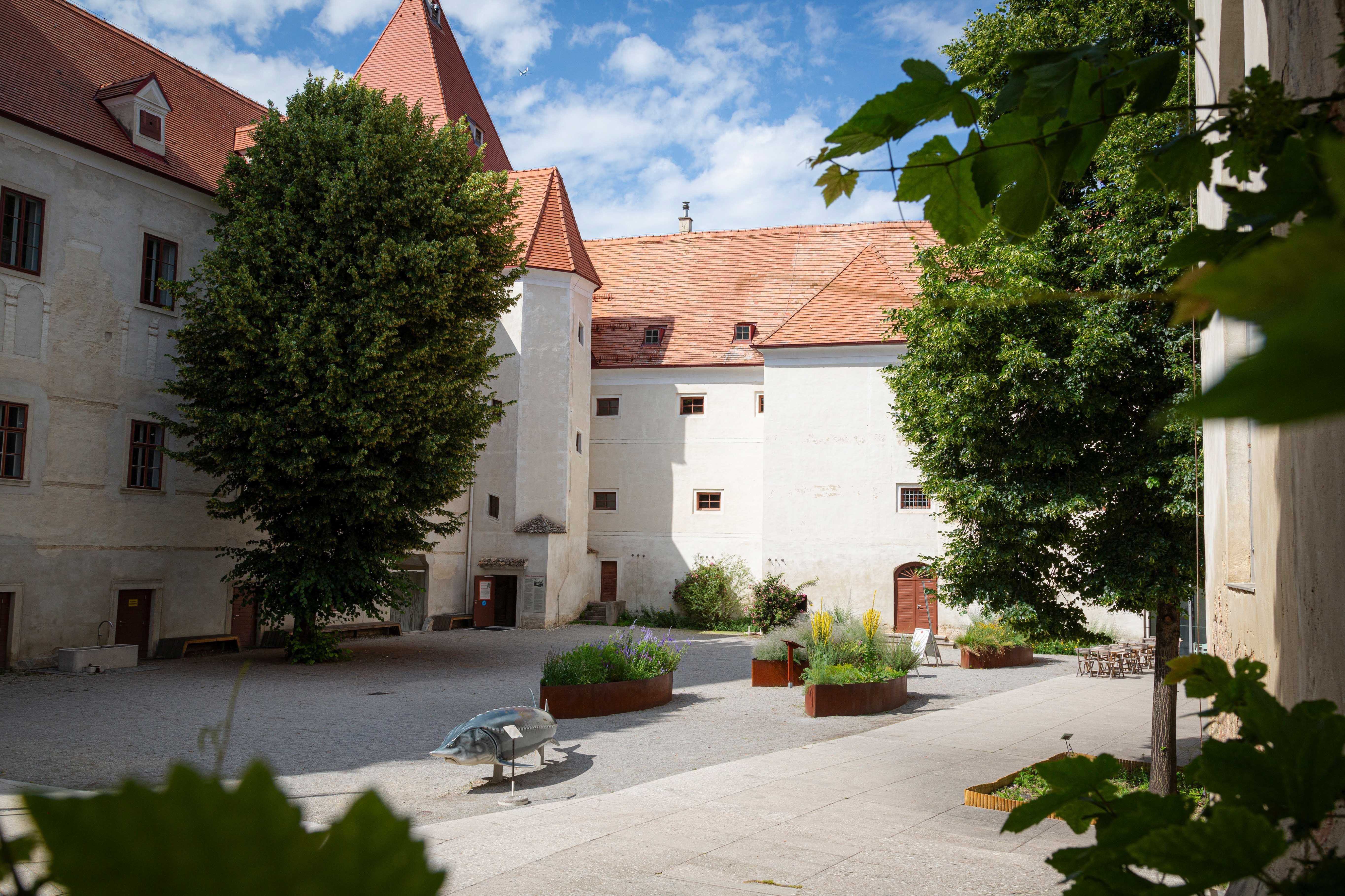Hof vom Schloss Orth