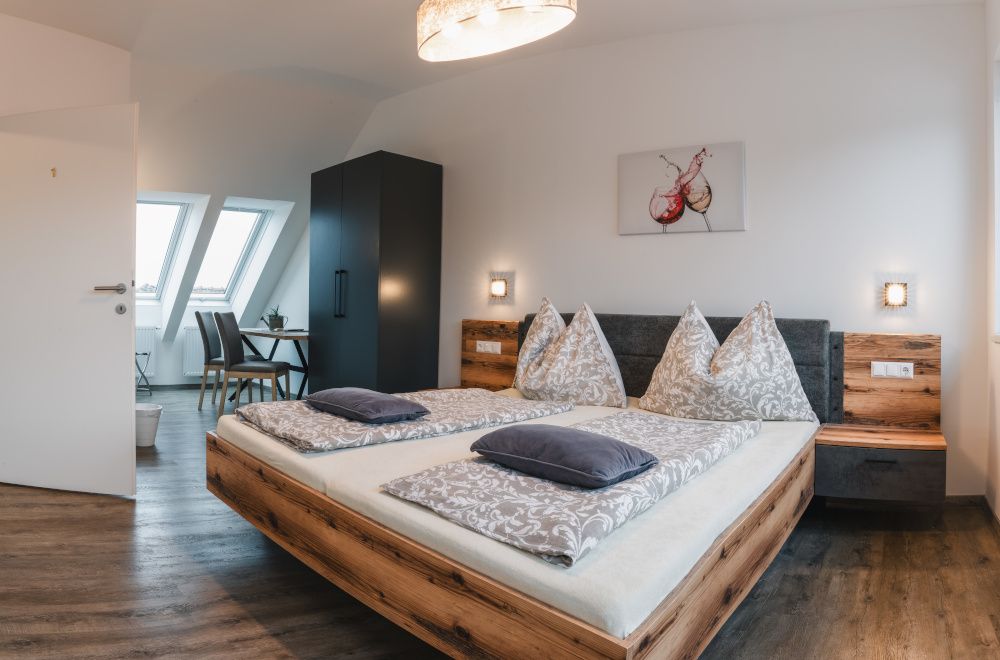 Blick ins Doppelzimmer