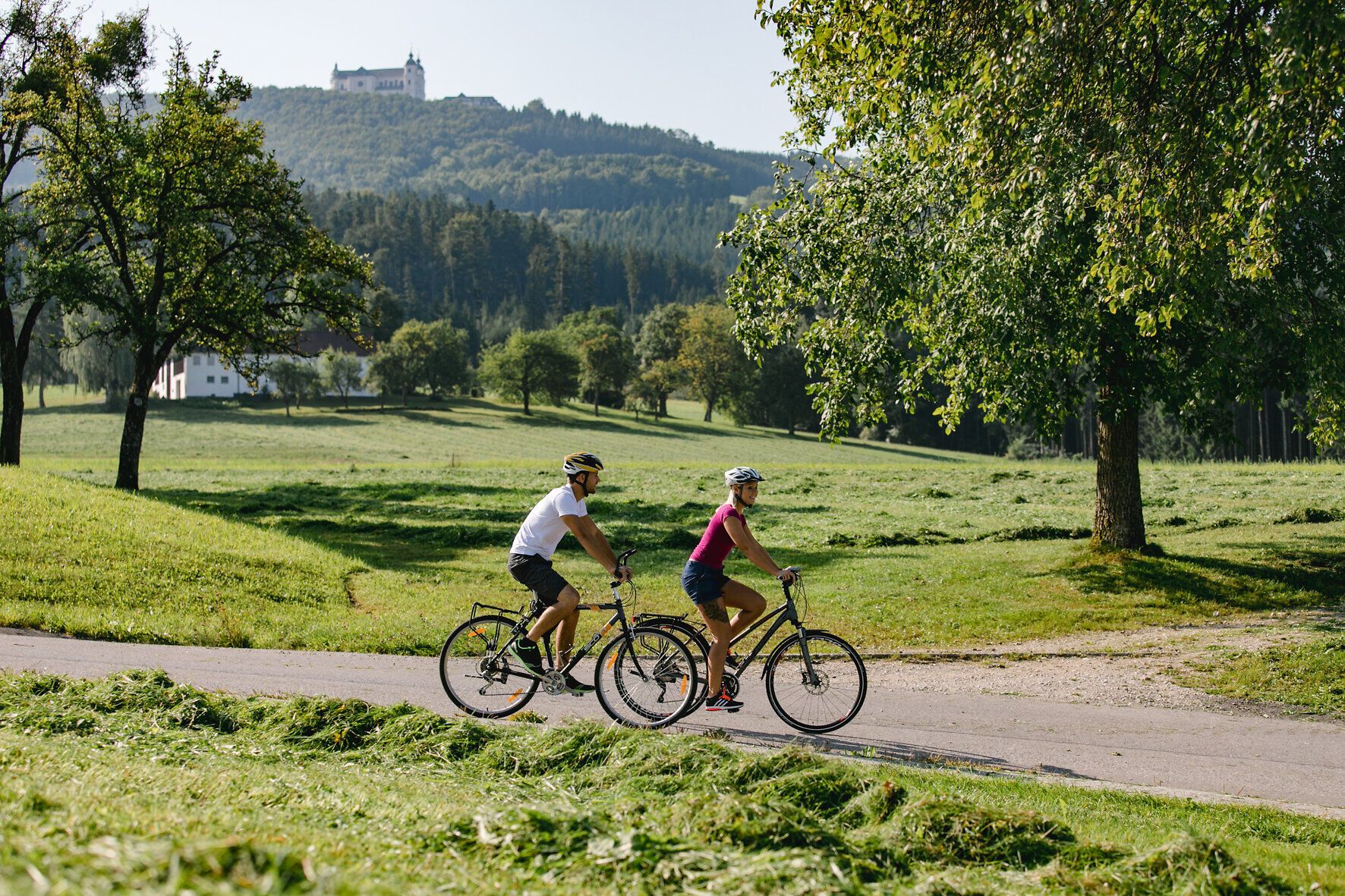 Ybbstalradweg, Seitenstetten, Paar, Radfahren