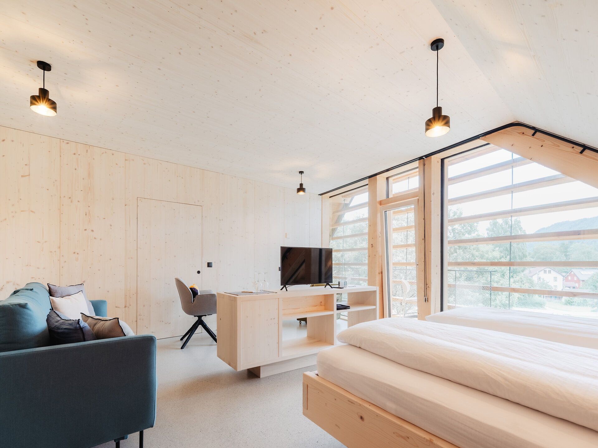 Doppelzimmer mit Ausblick