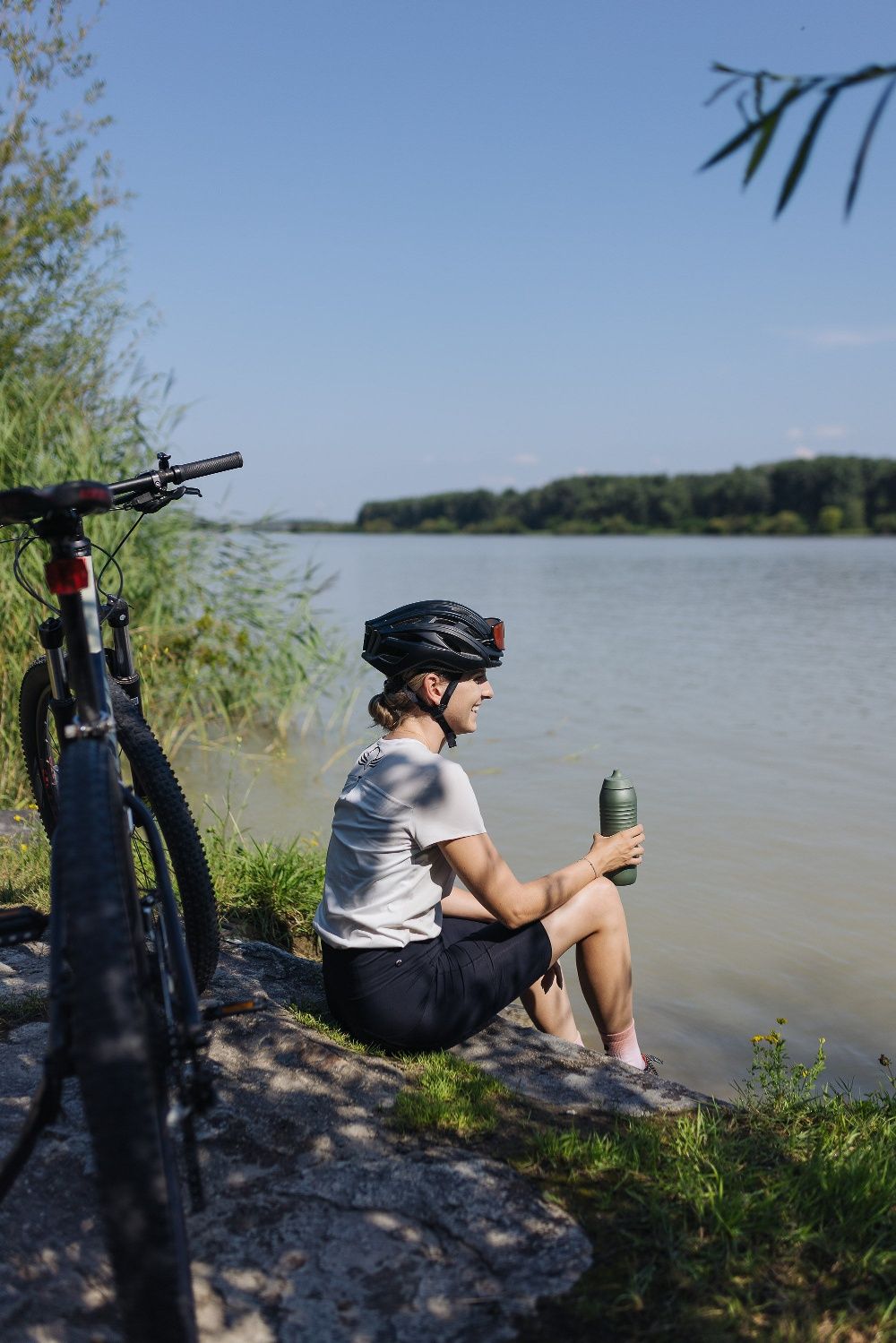 Rast neben der Donau bei Theiß