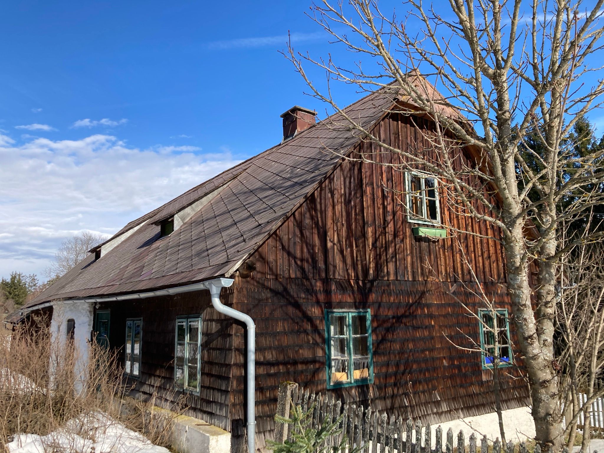 Ferienhaus im Wald - Winter