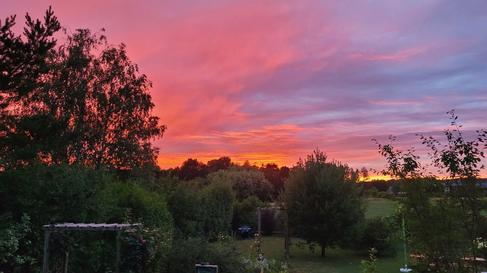 Sonnenuntergang Terrasse