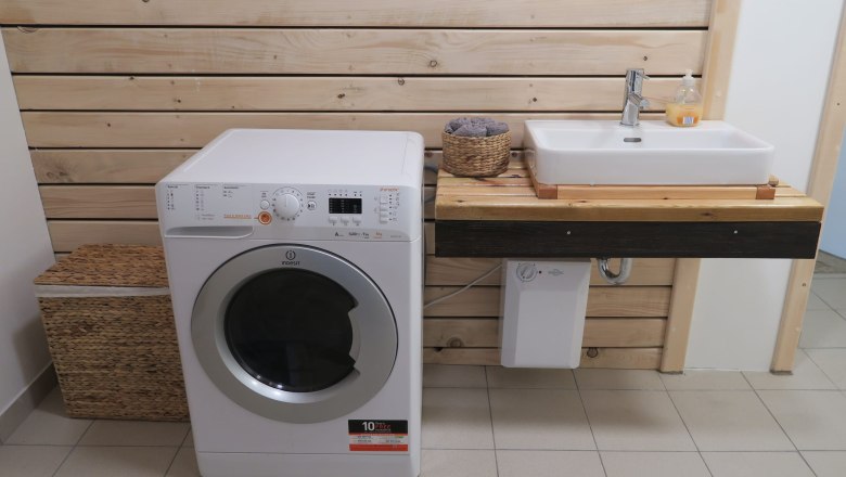 Waschraum Ferienhaus D&ouml;rrm&uuml;hle, &copy; Umgeher