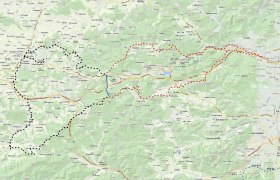 Kompletten Verlauf Wiental Elsbeere Tour, &copy; Wienerwald