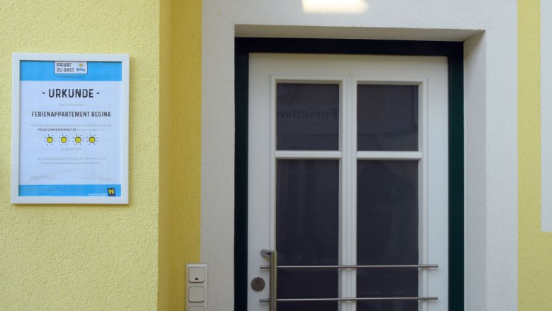 Appartement Eingang, &copy; Regina Petric