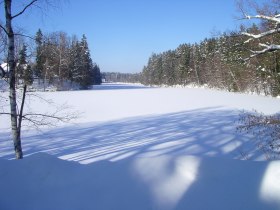 Herrensee im Winter, &copy; Hermann B&ouml;hm