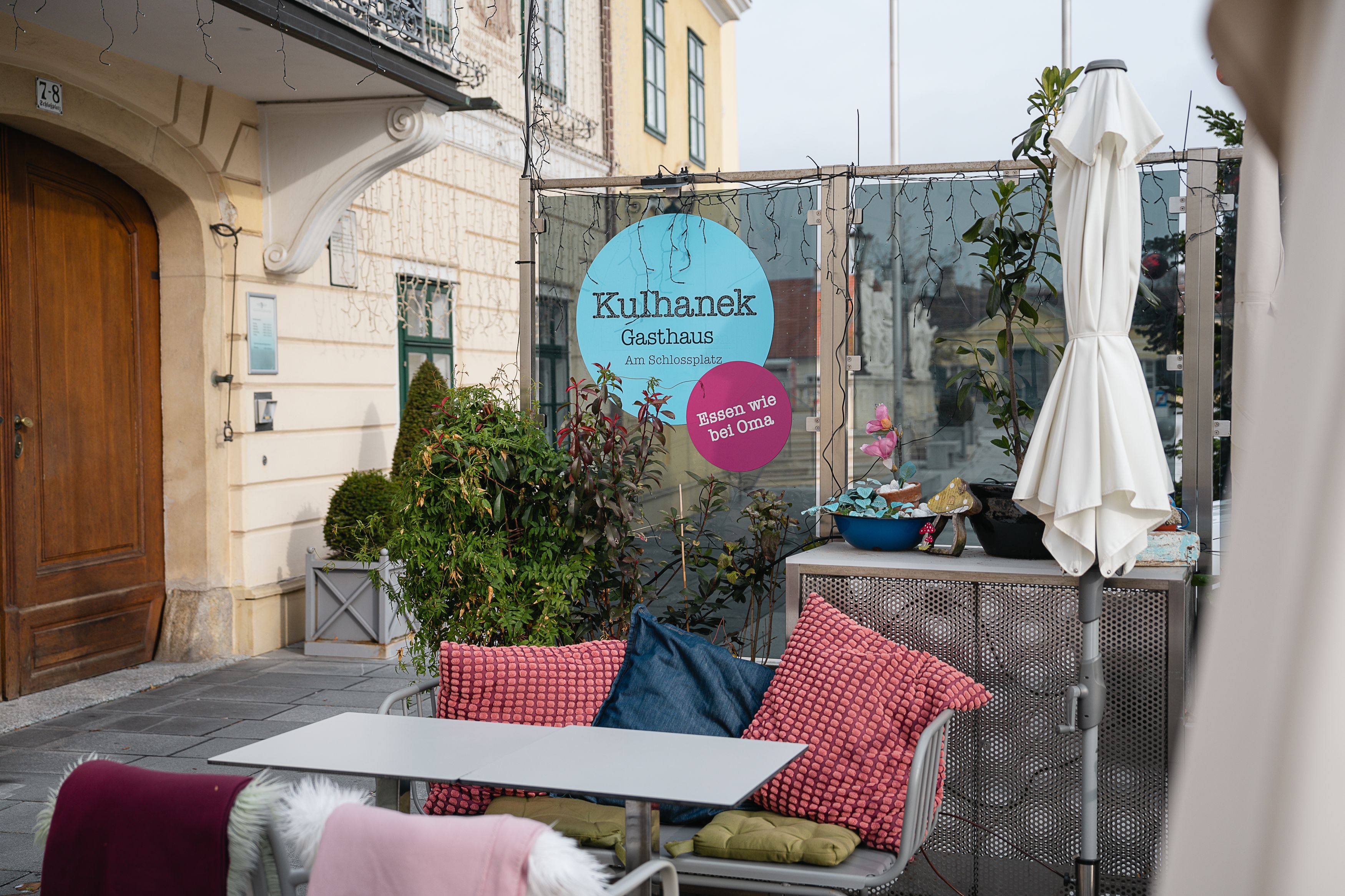 Kulhanek´s Gastgarten am Schlossplatz