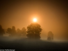 Landschaft im Nebel, &copy; Johannes Hei&szlig;enberger