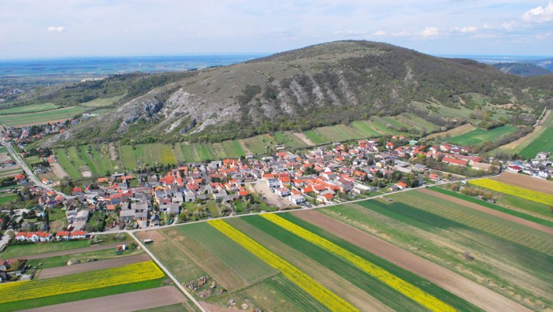 Luftbildaufnahme Hundsheim, © Gemeinde Hundsheim
