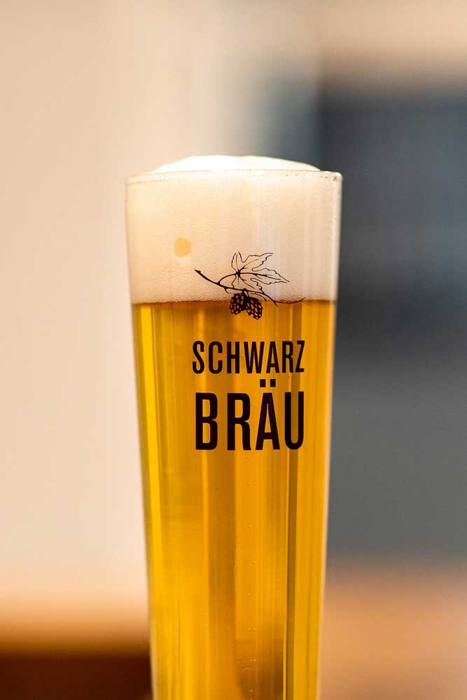 Bierglas Schwarzbräu