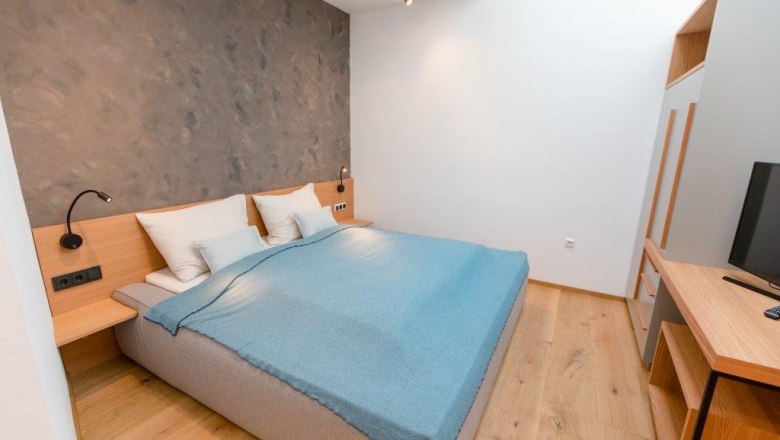 Schlafzimmer im Haus am See, &copy; schwarz-koenig.at