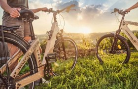 Gef&uuml;hrte Touren mit dem Holz E-Bike, &copy; WinEcycle Tours