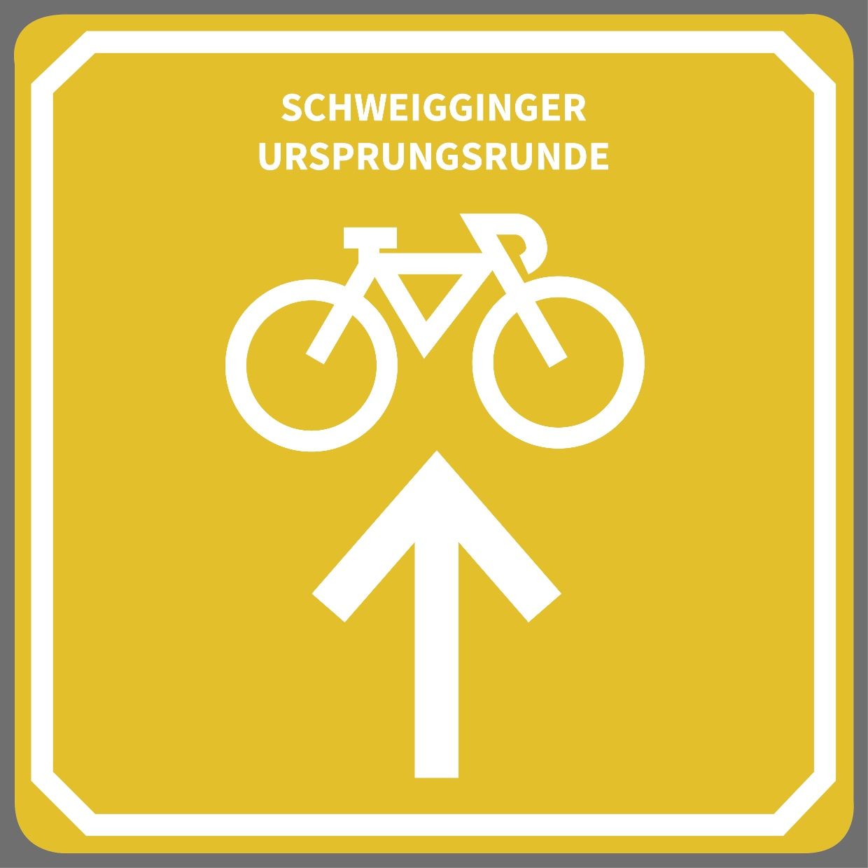 Beschilderung der Runde