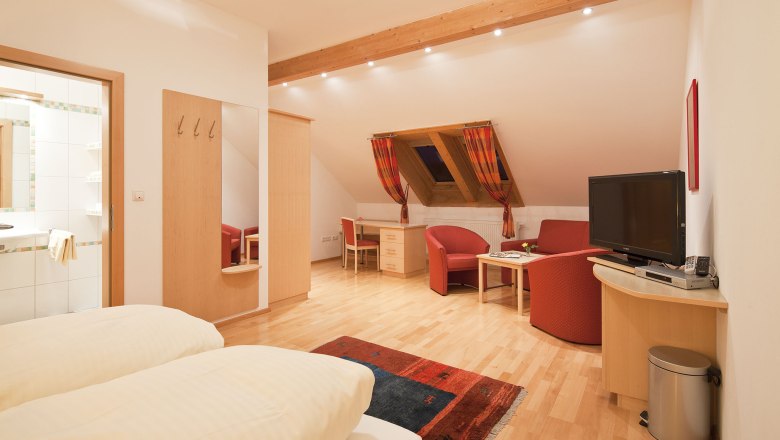 Zimmerbeispiel im Gästehaus Berger, © Familie Berger