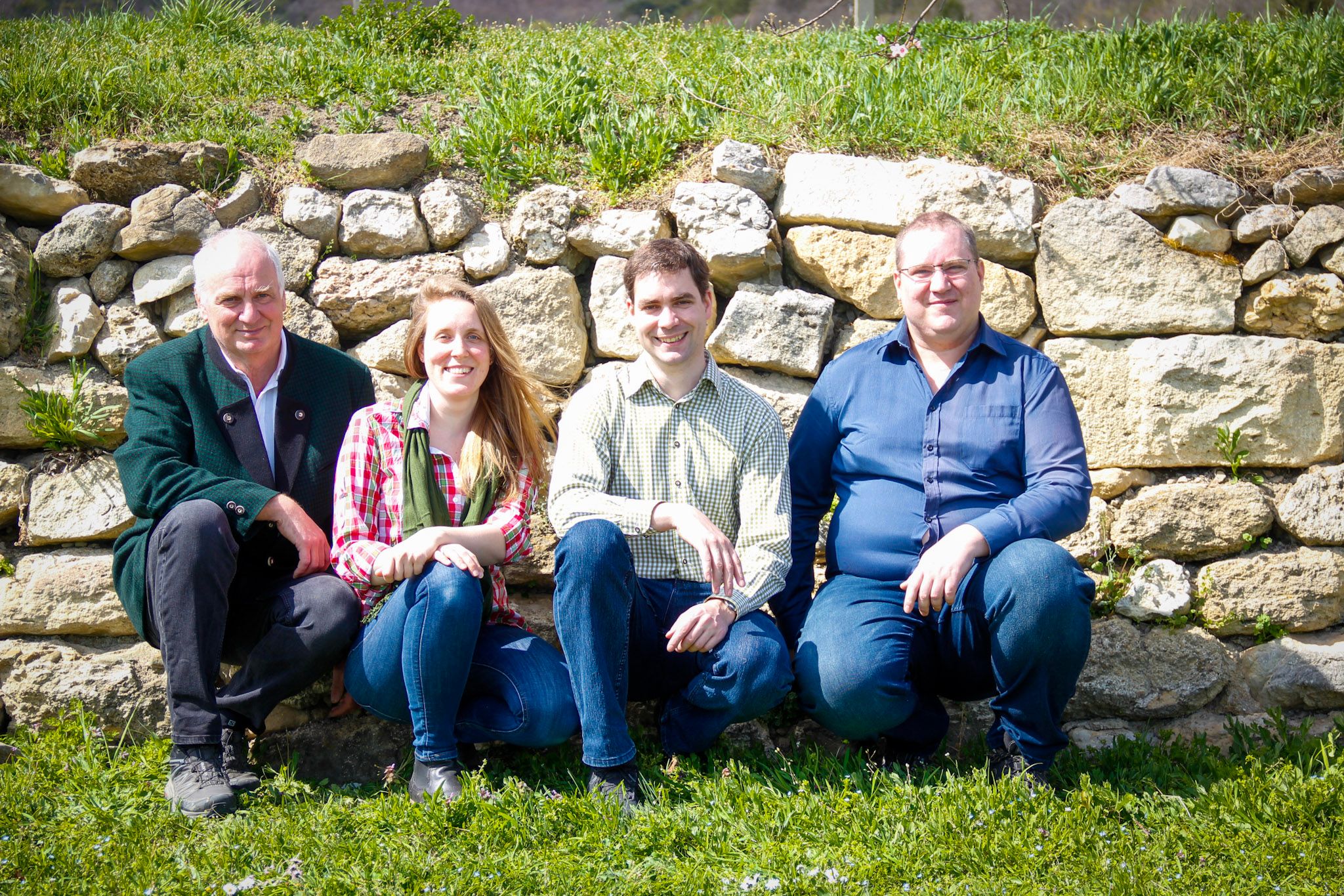 Familie Normann Taufratzhofer (Normann Sen, Barbara, Reinhard, Normann Jun)