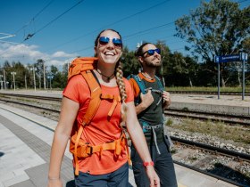 Ankunft am Bahnhof Semmering, &copy; Wiener Alpen in Nieder&ouml;sterreich