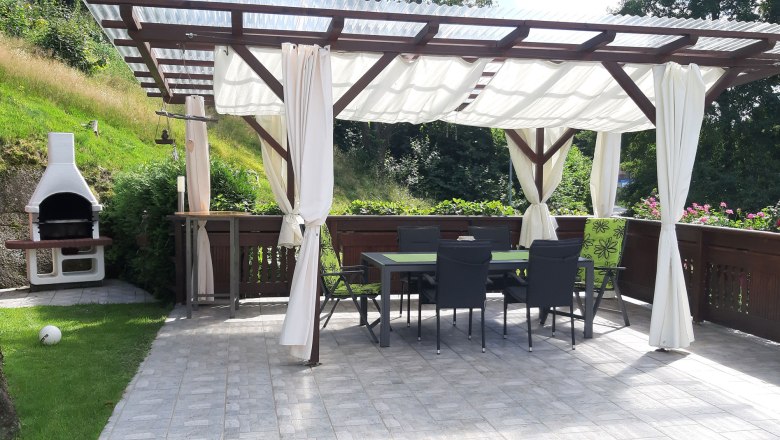 Terasse, &copy; Ferienwohnung Libelle