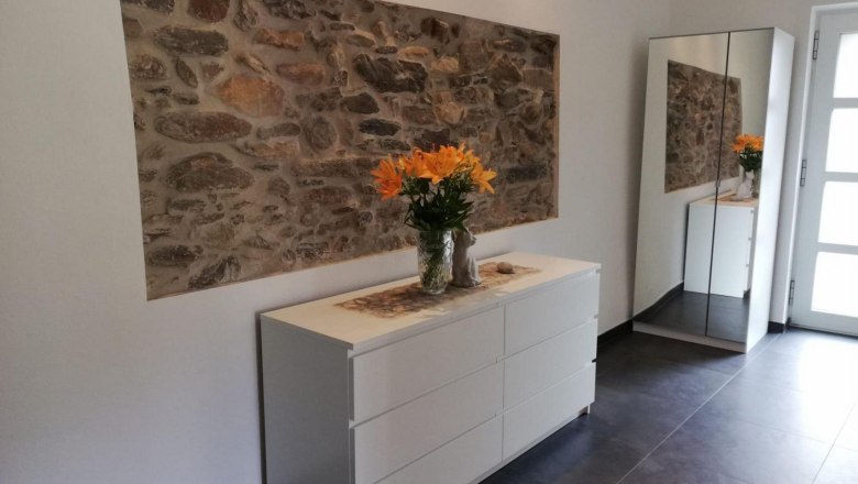 Eingangsbereich des Ferienhauses Johanna, &copy; Familie Scho&szlig;mann