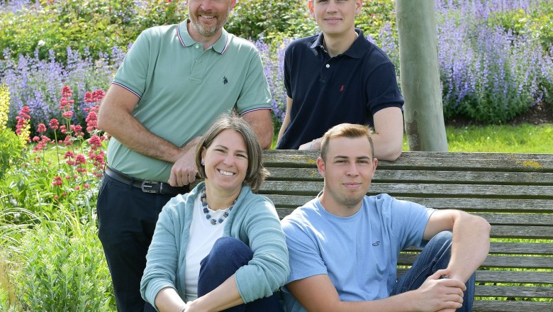 Familie Mayer, Vater, Mutter, 2 S&ouml;hne