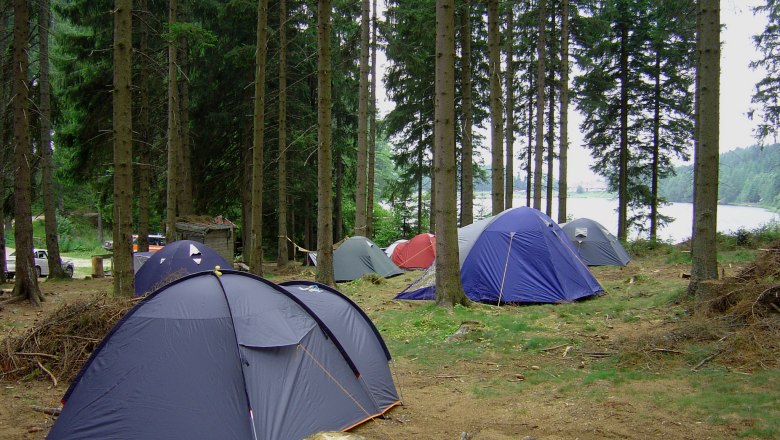 Zeltplatz am Schlesingerteich, &copy; Tourismusverein B&auml;rnkopf