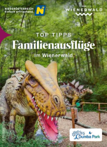 Coverbild: 2 große Dinosaurier-Figuren in einem Wald. 